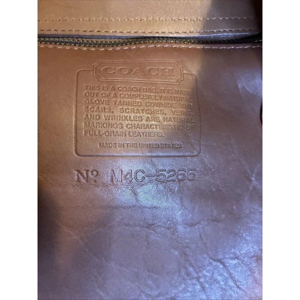 Coach vintage briefcase
